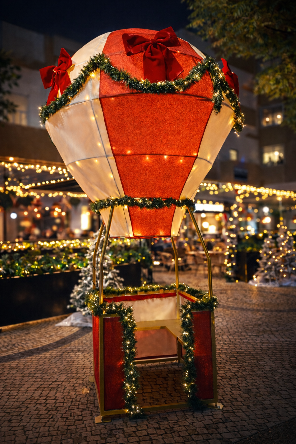 Balão de arquente decorativo para Natal