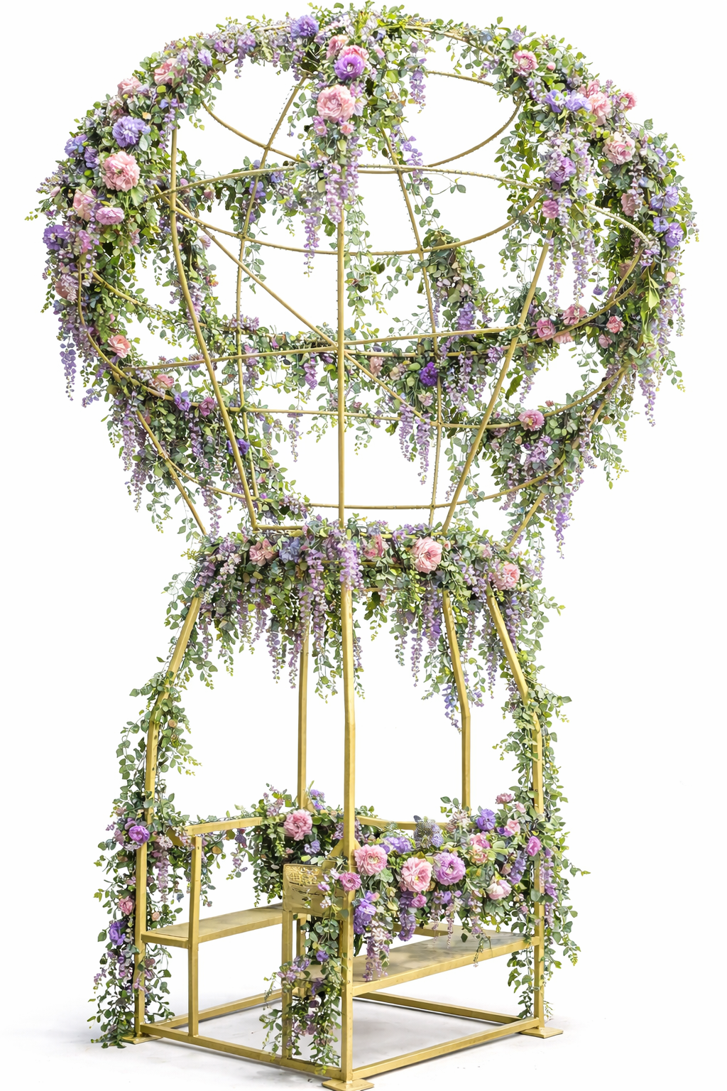 Balão decorativo para casamento floral